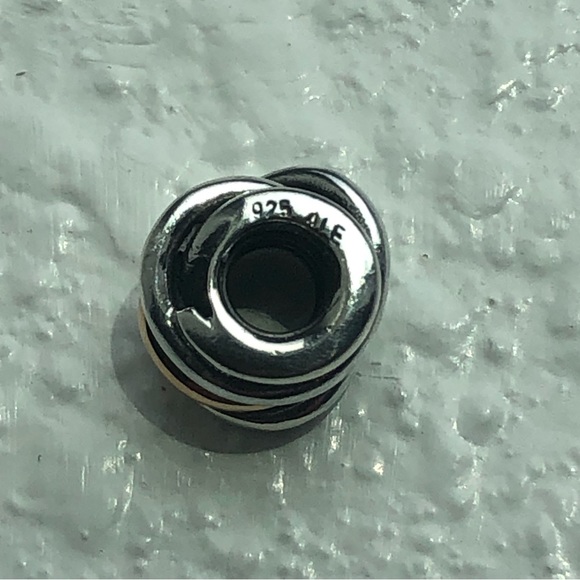 Pandora Retired 14k 925 Ring Cluster Charm - Picture 4 of 9